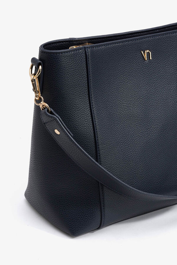 Vilanova Bolso de hombro efecto piel Azul