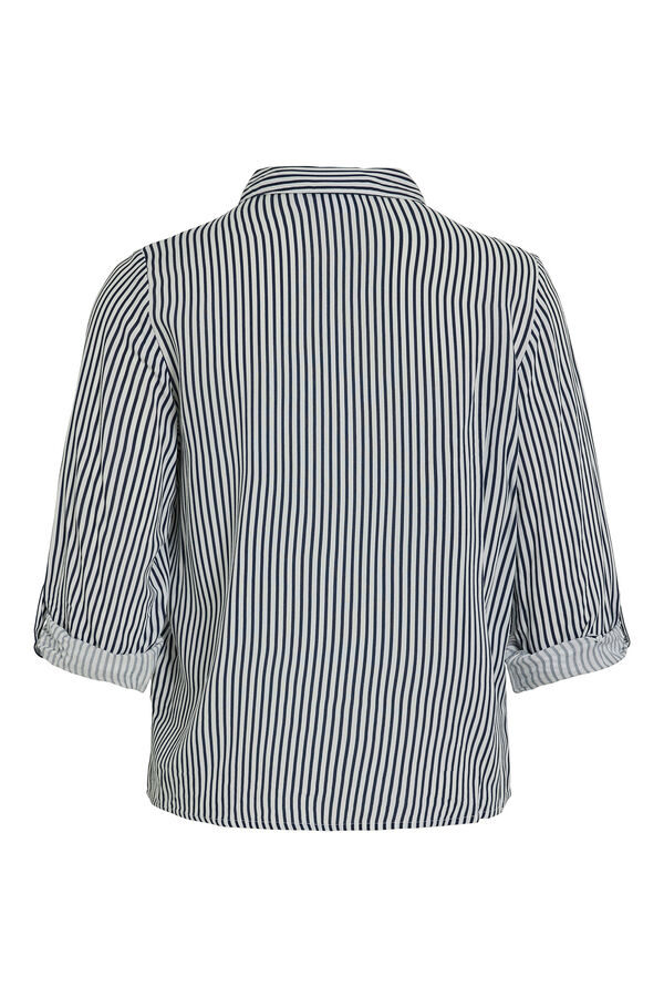 Vila Camisa manga larga Estampado blanco