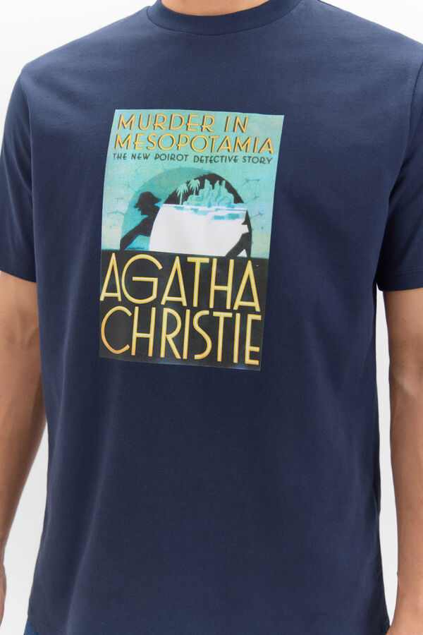 Cortefiel camiseta agatha christie&reg;  Azul