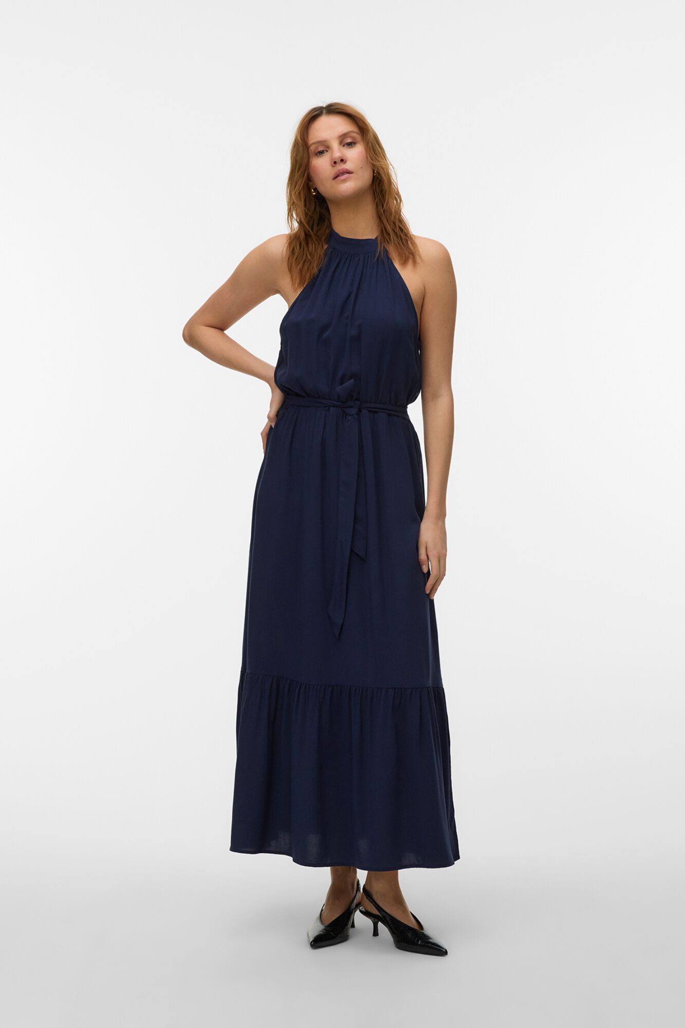 Vero Moda Vestido largo escote halter