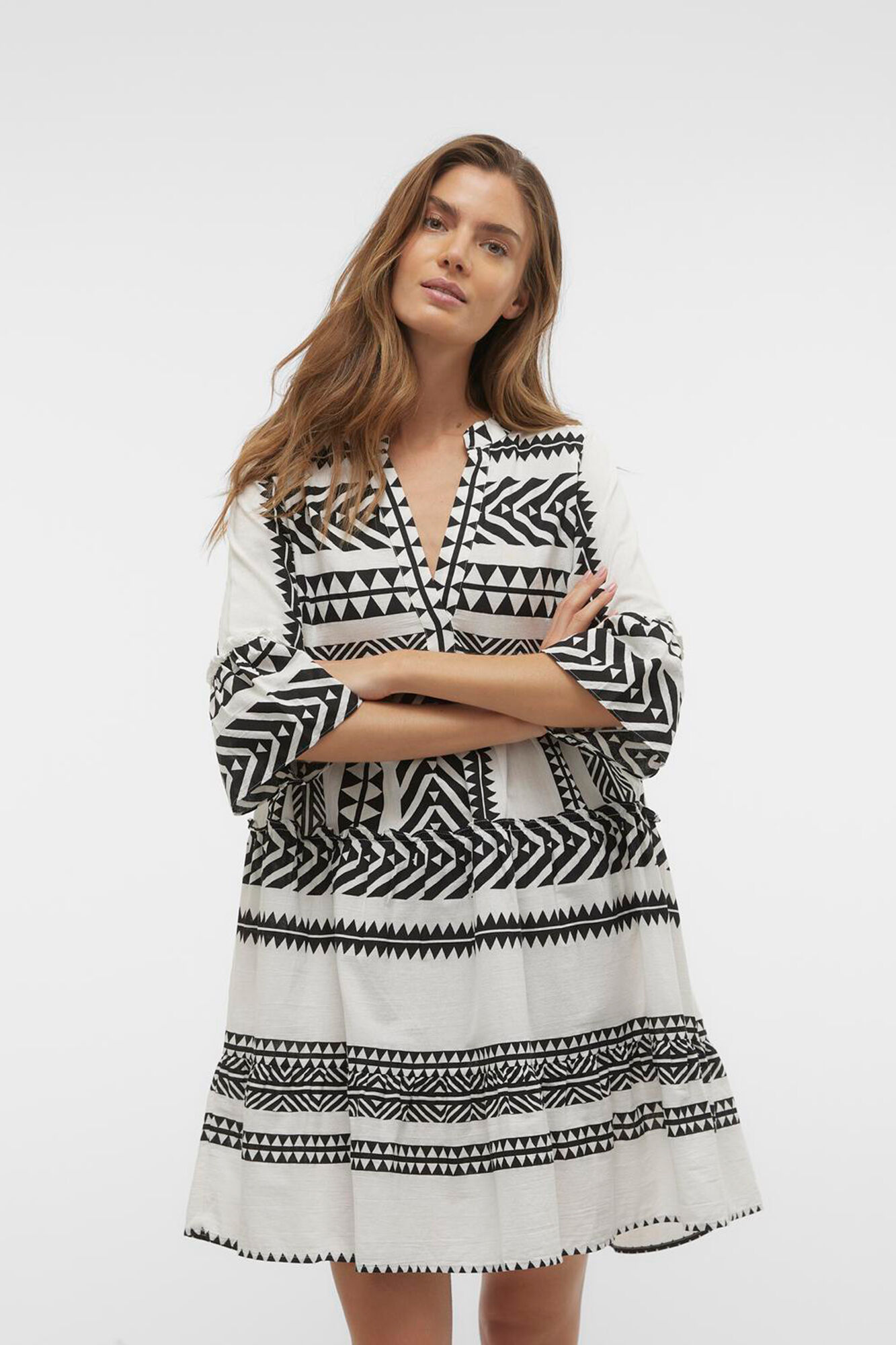 Vero Moda Vestido corto algod&oacute;n