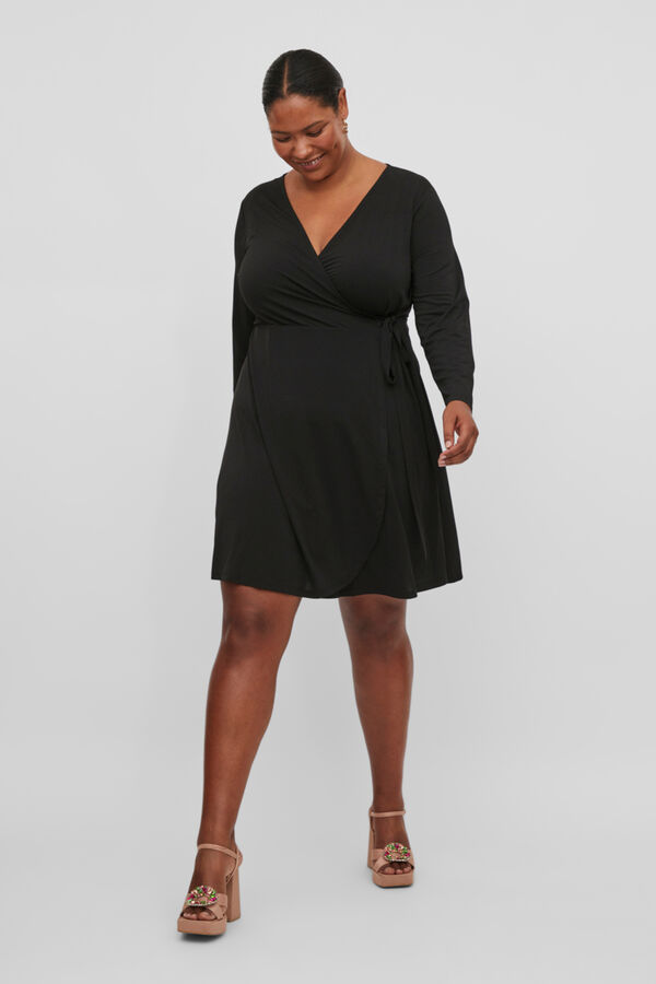Evoked by Vila Vestido envolvente Negro