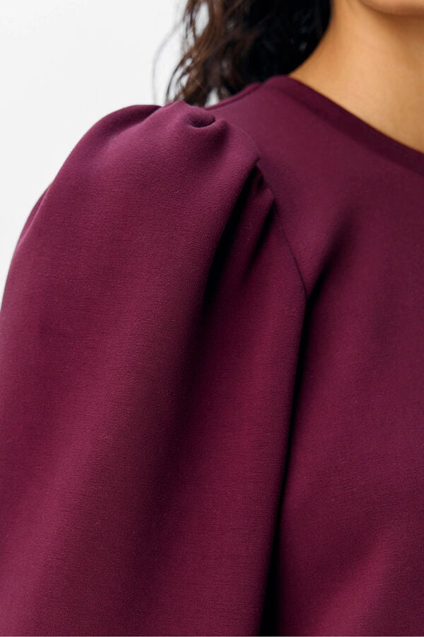 Object Sudadera manga abullonada Morado