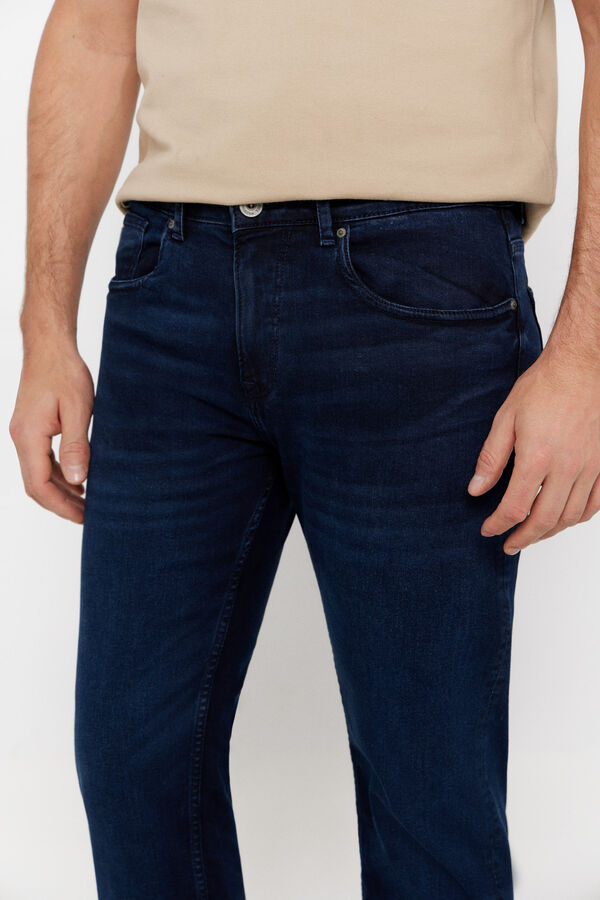 Cortefiel Pantal&oacute;n vaquero regular fit Azul marino