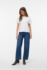Vero Moda Pantal&oacute;n vaquero pata ancha Azul marino