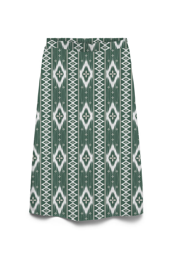 Vero Moda Saia 7/8 em linho Verde