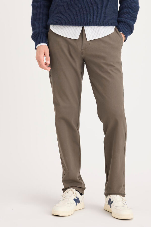 Dockers Pantalones chinos slim fit Ultimate Marr&oacute;n