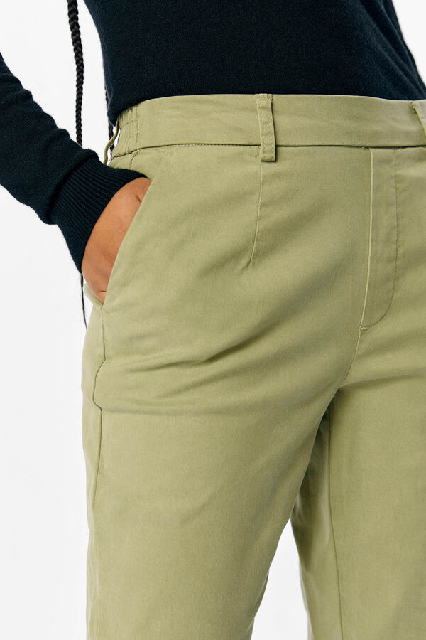 Object Pantal&oacute;n chino sarga Verde
