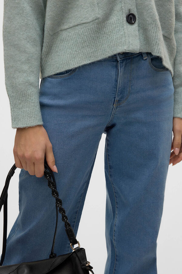 Vero Moda Jeans de pernera ancha Azul