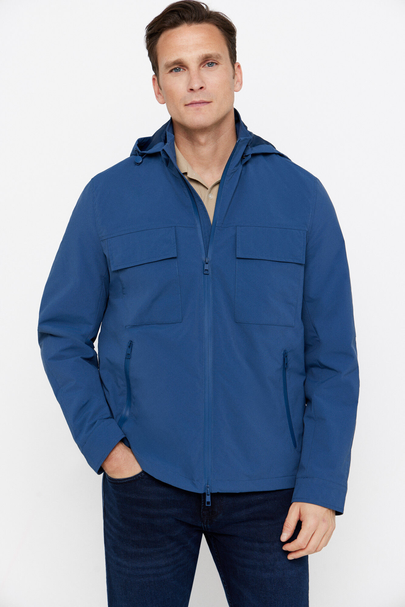 Cortefiel Blus&atilde;o com capuz