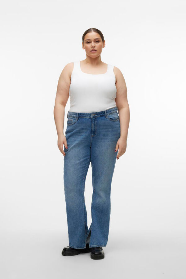 Vero Moda Curve Top tirante larga talha grande Branco