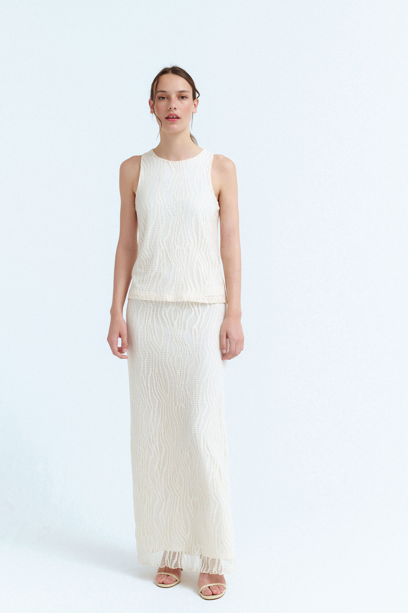 Vila Falda midi encaje