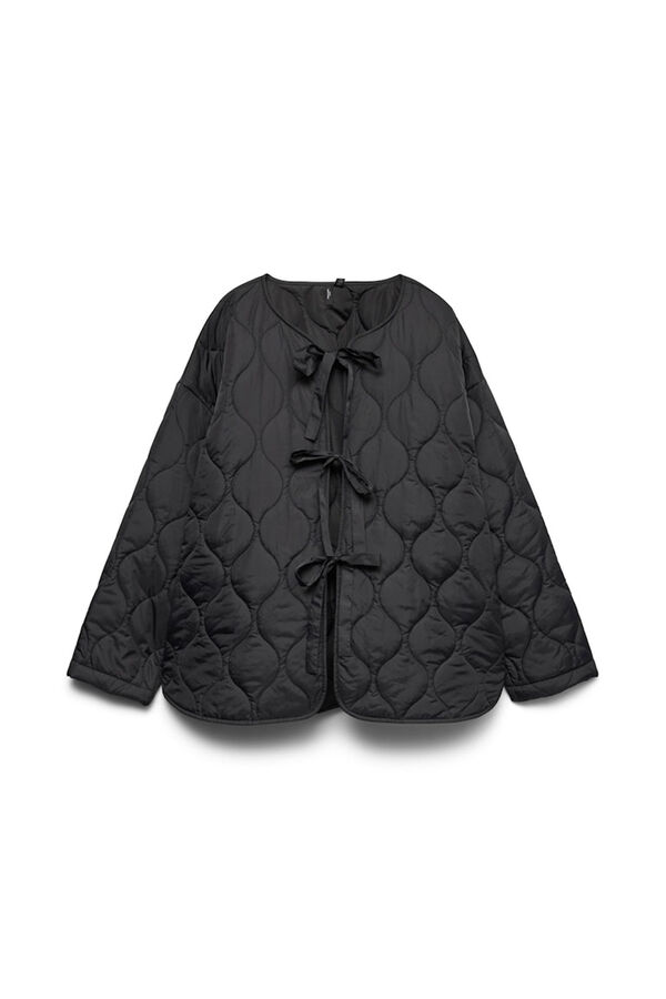 Vero Moda Curve Chaqueta acolchada talla grande Negro