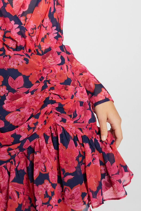 Morgan Vestido corto estampado Estampado rojo