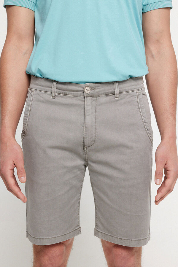 Privata Bermuda 5 bolsillos Gris