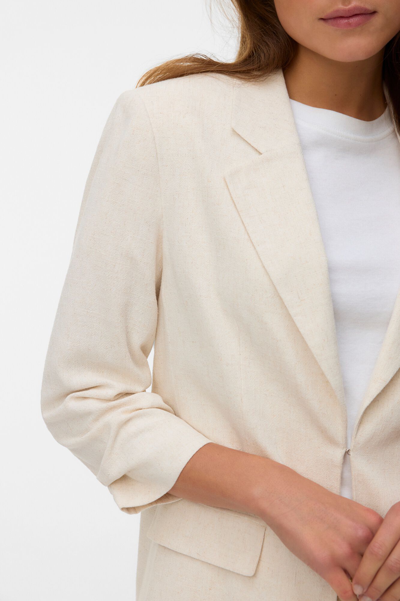 Vero Moda Blazer lino manga 3/4