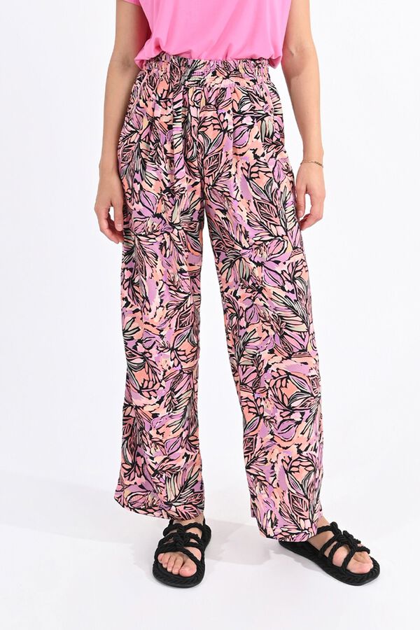 Molly Bracken Cal&ccedil;as de mulher compridas com estampado Multicolorido