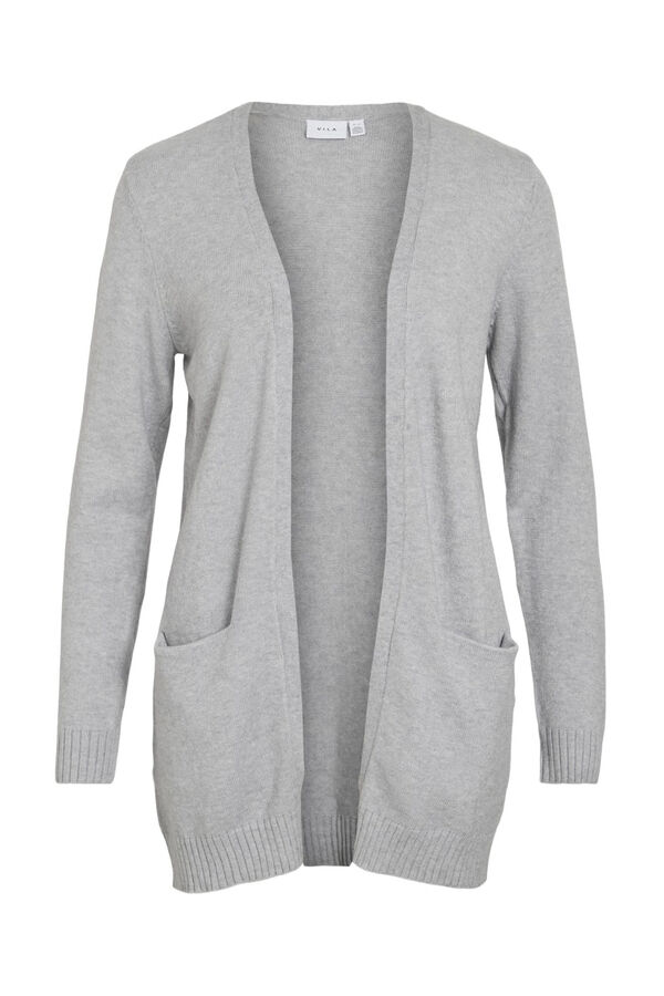 Vila Casaco de malha em viscosa Cinzento