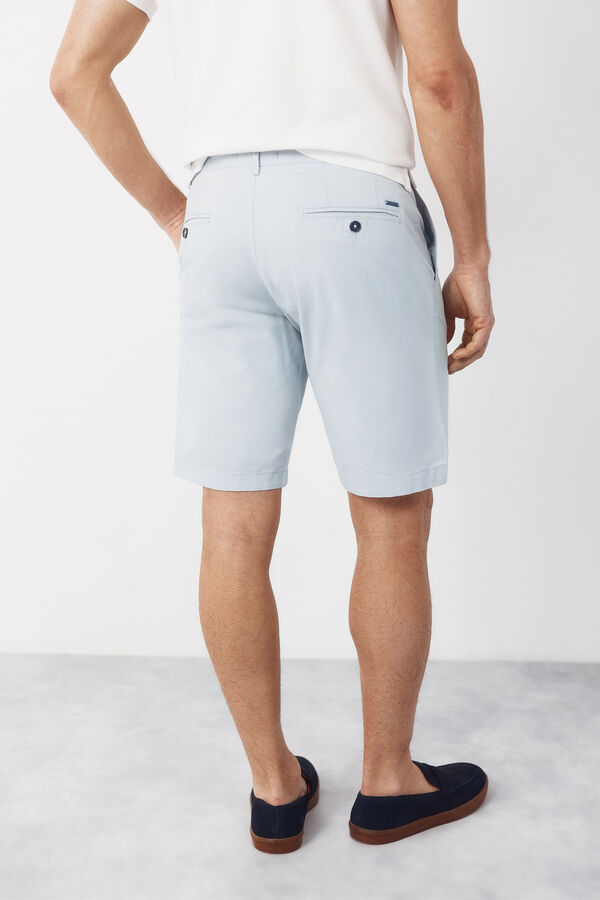 Cortefiel Bermuda chino ligero Azul