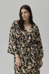 Vero Moda Curve Vestido 7/8 talla grande Gris