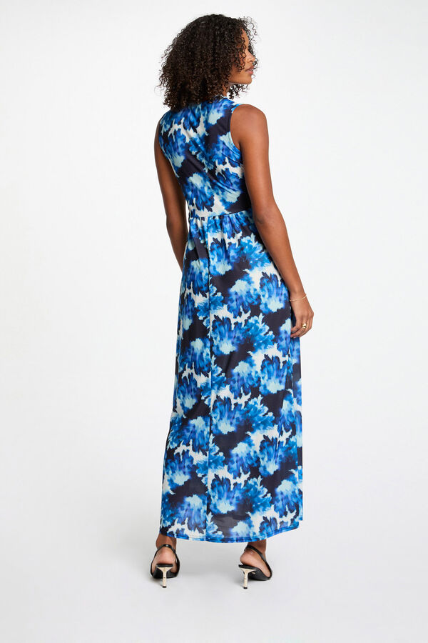 Morgan Vestido largo recto estampado Multicolor