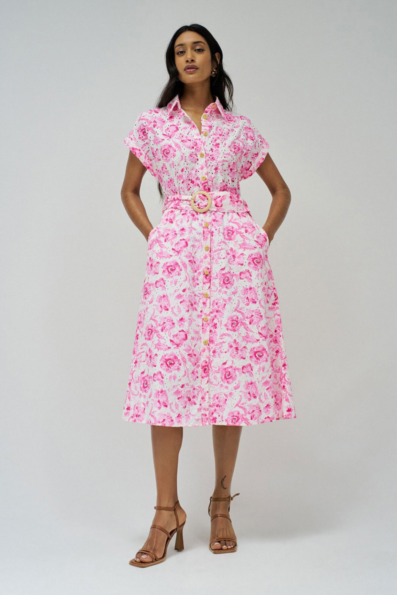 Salsa Jeans Vestido estampado flores