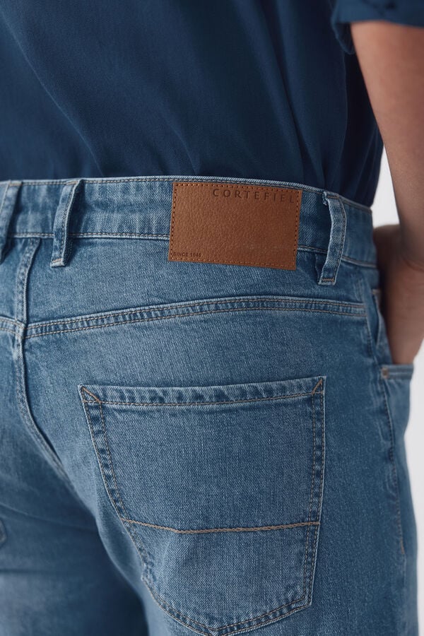 Cortefiel Pantal&oacute;n vaquero ligero regular fit Azul