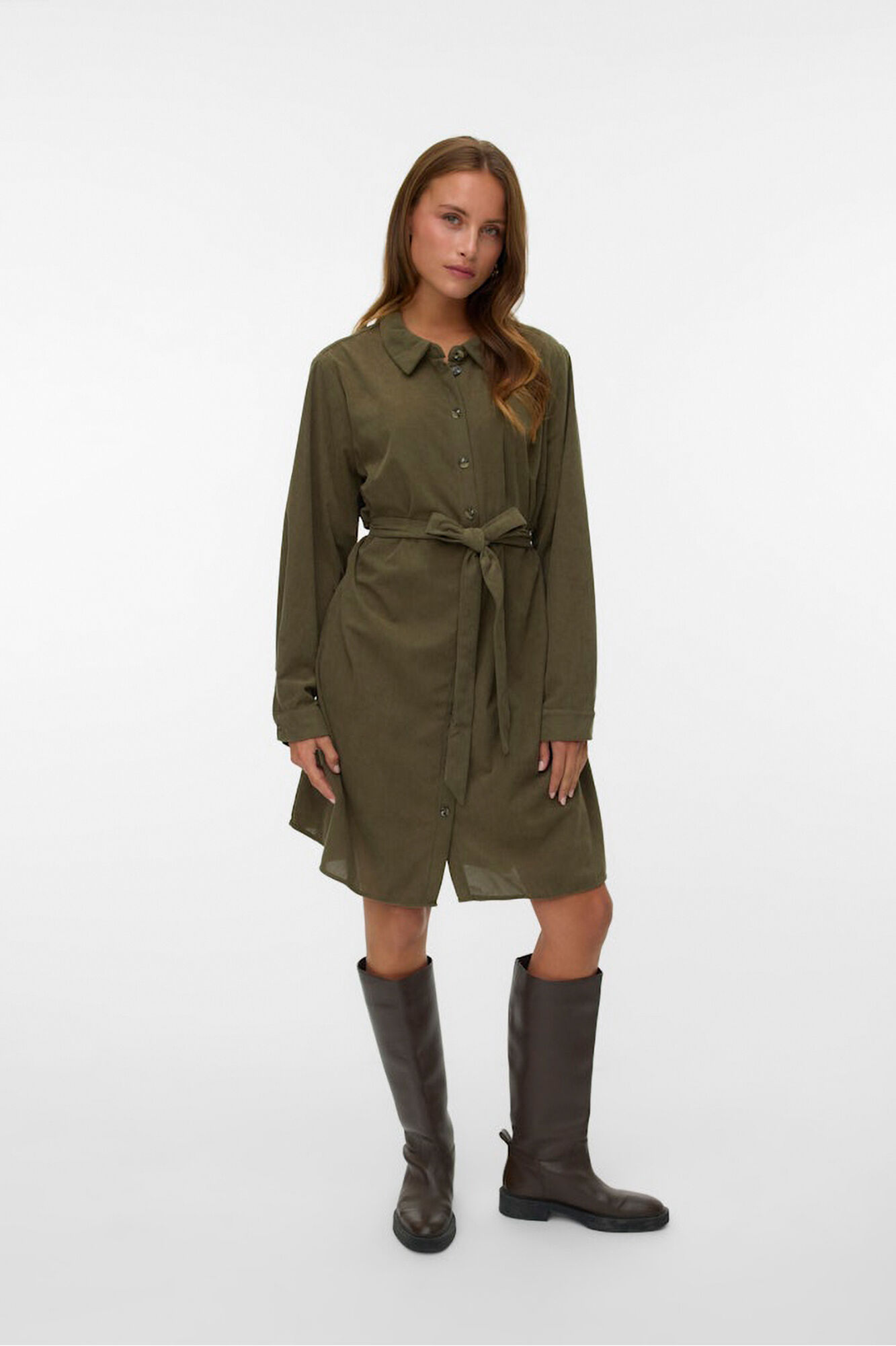 Vero Moda Curve Vestido corto micropana talla grande