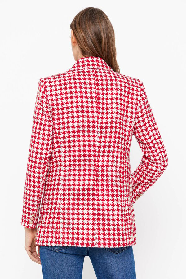 Cortefiel Blazer comprido pied-de-poule Granada