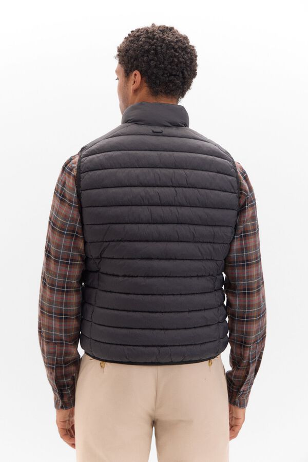 Cortefiel Colete ultraleve thermolite Preto