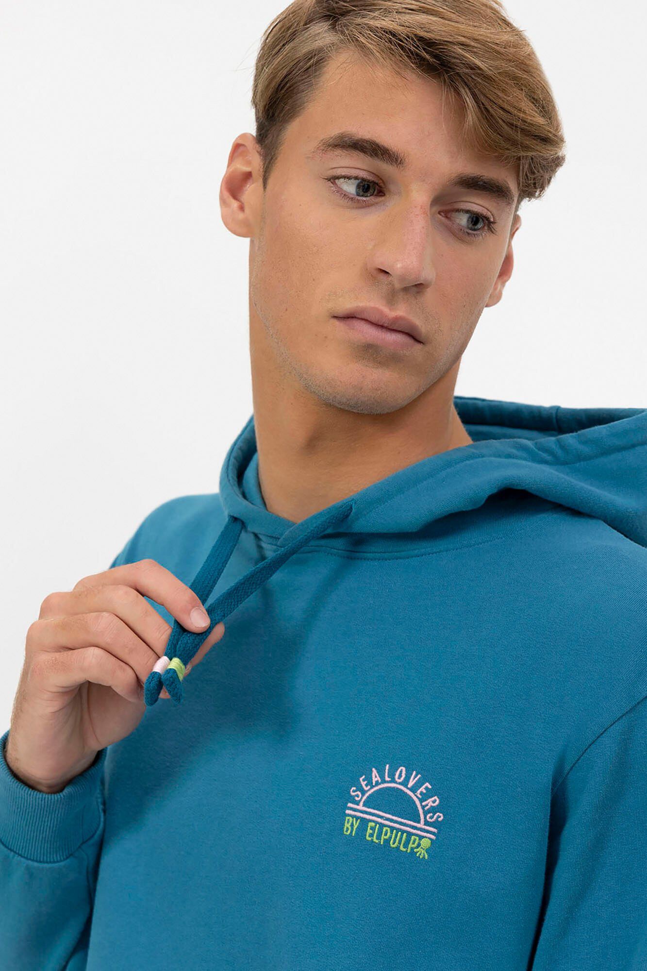 elPulpo Sudadera capucha bordado sealovers sun