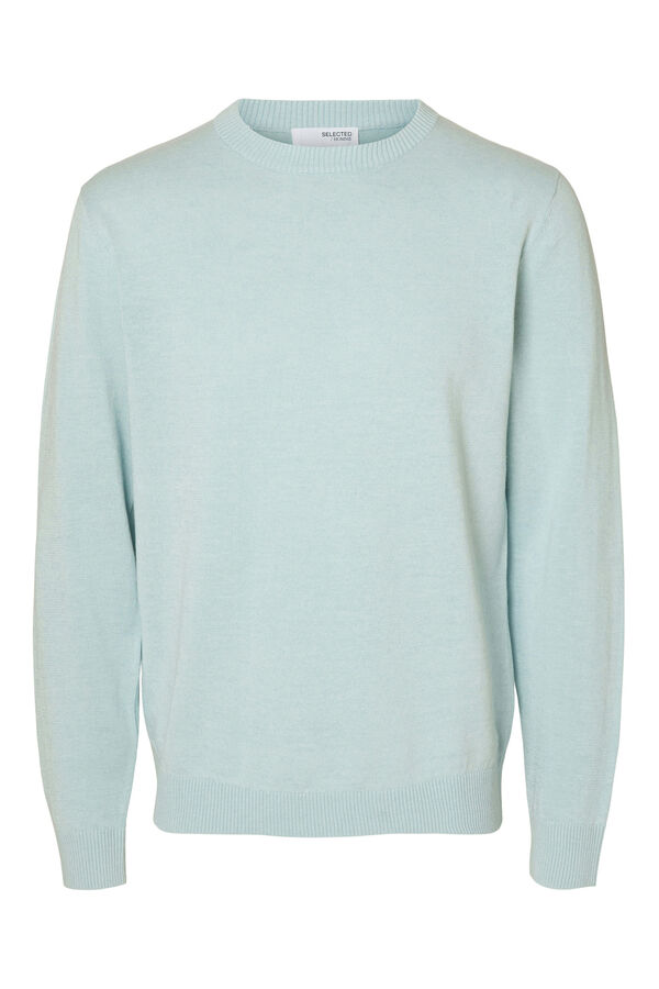 Selected Jersey de punto fino Azul