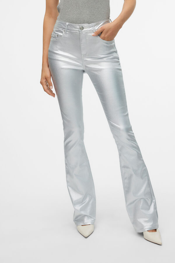 Vero Moda Jeans metalizado Gris