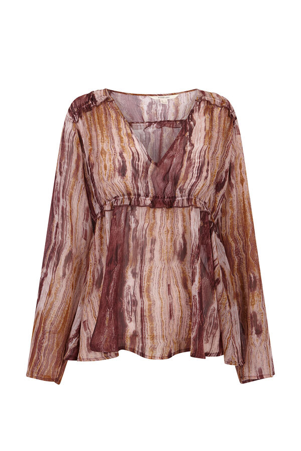 Slowlove Blusa asimetrica Multicolor