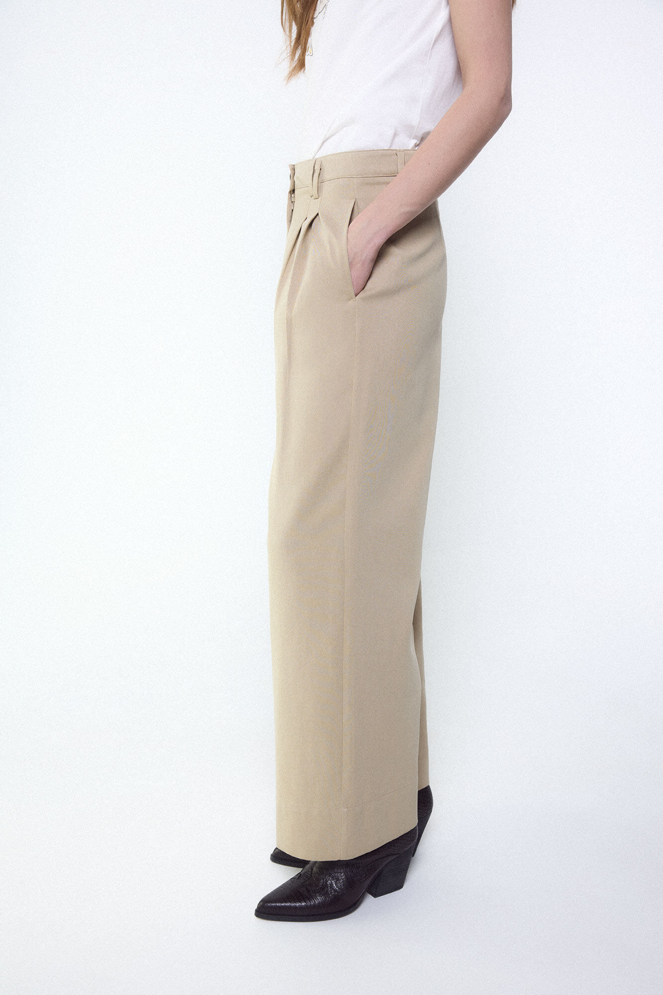Slowlove Pantal&oacute;n tobillero ancho