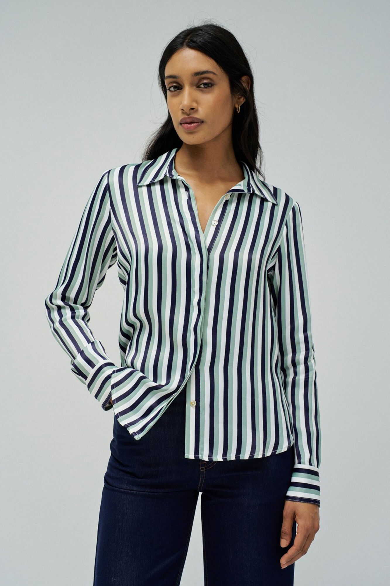 Salsa Jeans Camisa manga larga estampada