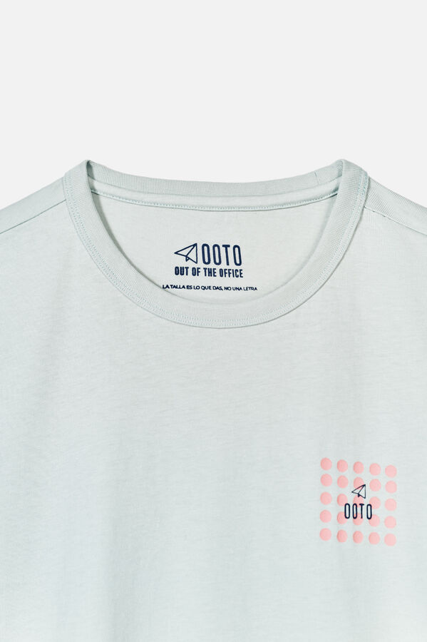 OOTO Camiseta gr&aacute;fica lavada OOTO Verde