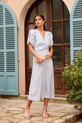 Polín Et Moi Vestido mangas Aime Azul