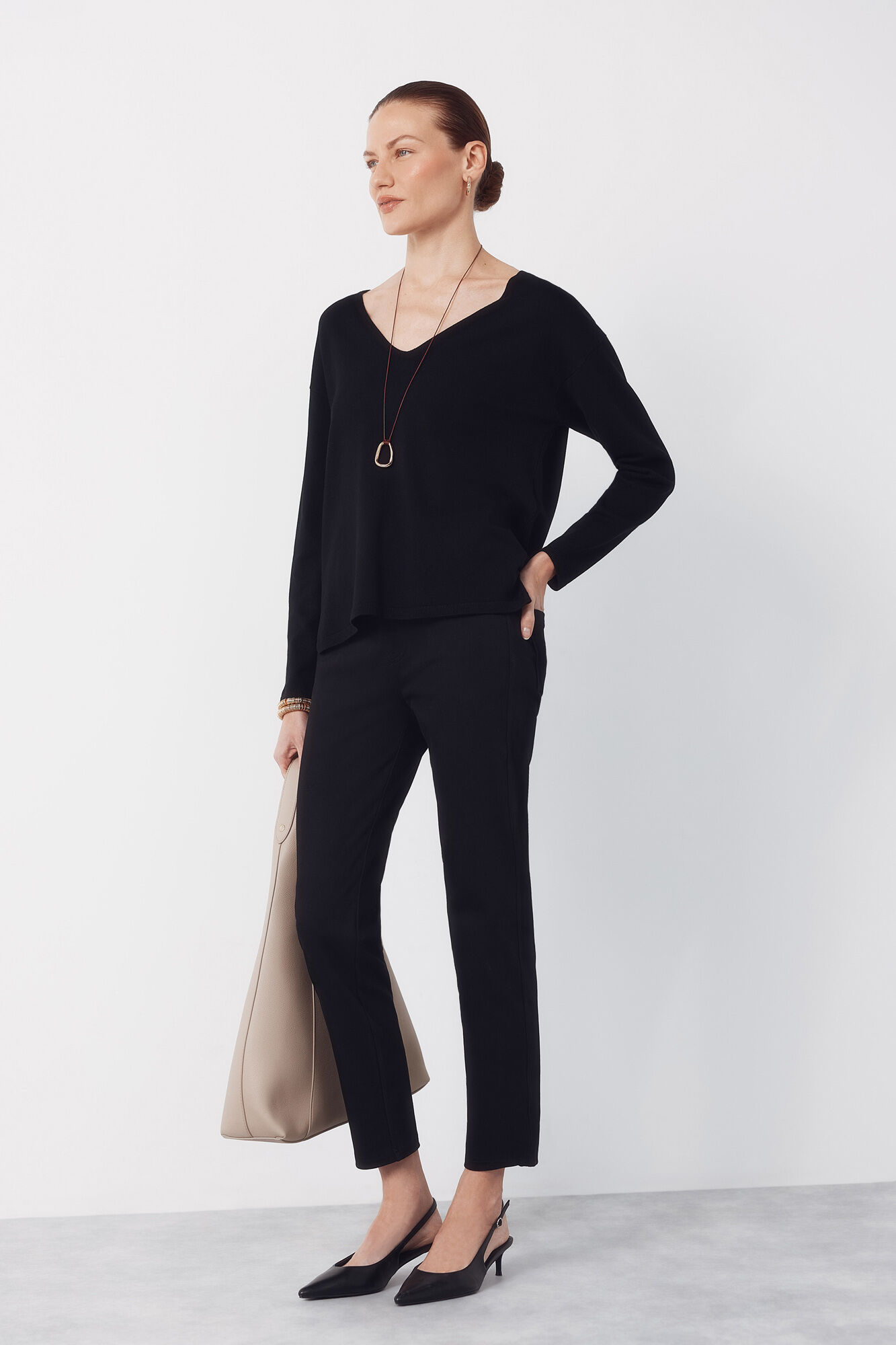 Cortefiel Cal&ccedil;as legging com corte de 5 bolsos