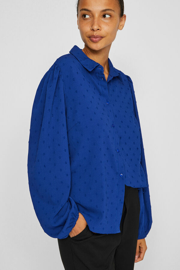 Vila Blusa plumeti Azul marino