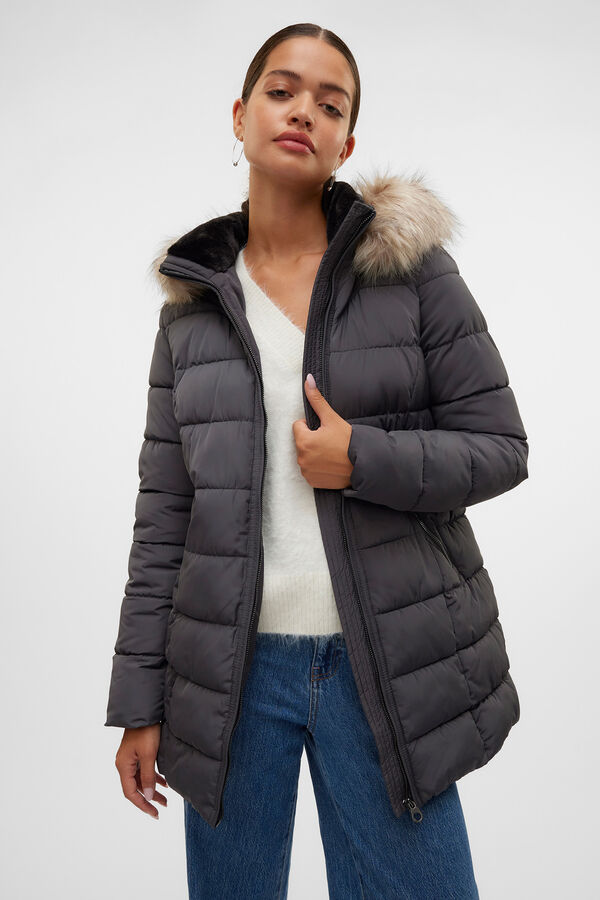 Vero Moda Sobretudo acolchoado Cinzento
