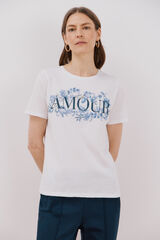 Cortefiel T-shirt estampado floral Impressão