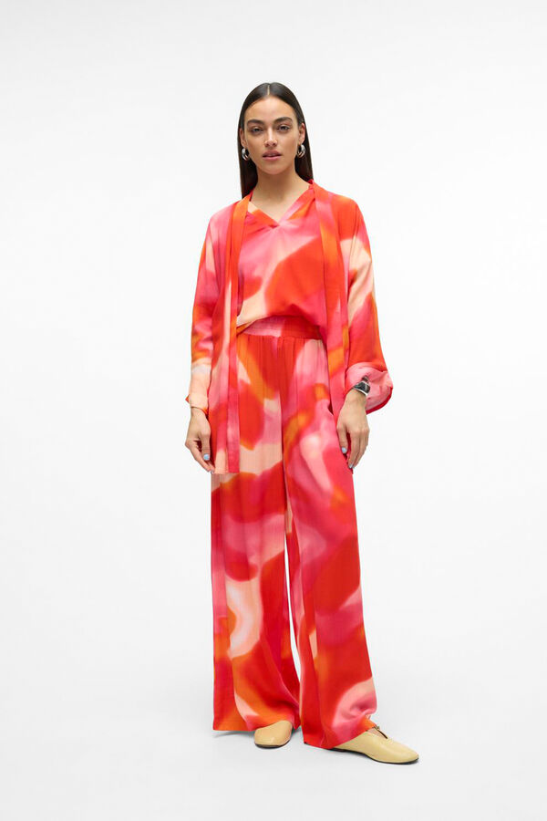 Vero Moda Kimono manga 3/4 Naranja