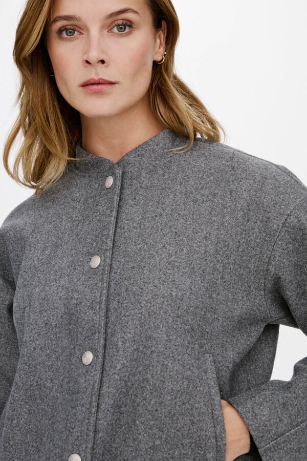 Vila Chaqueta bomber de pa&ntilde;o Gris