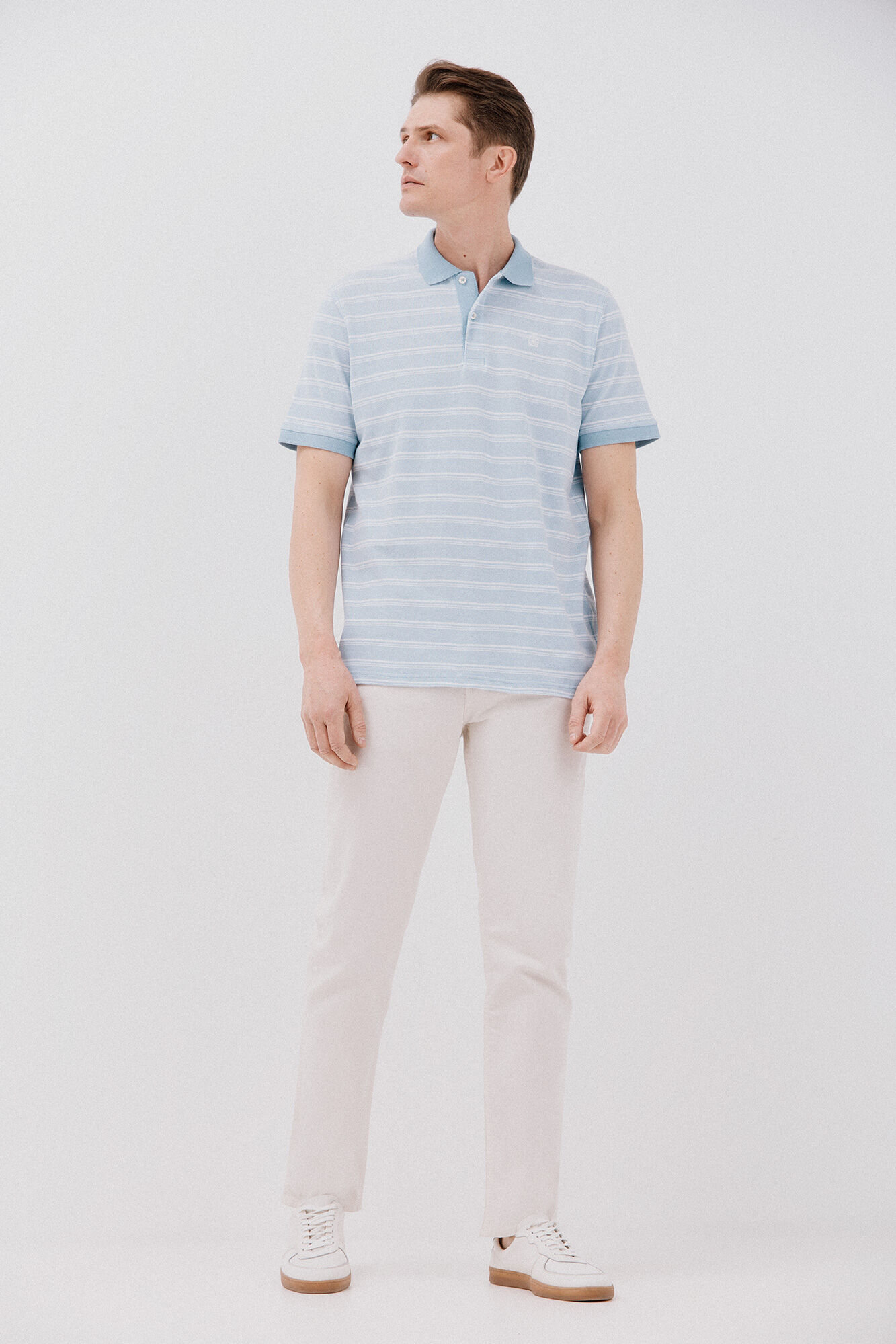 Cortefiel Polo oxford de rayas