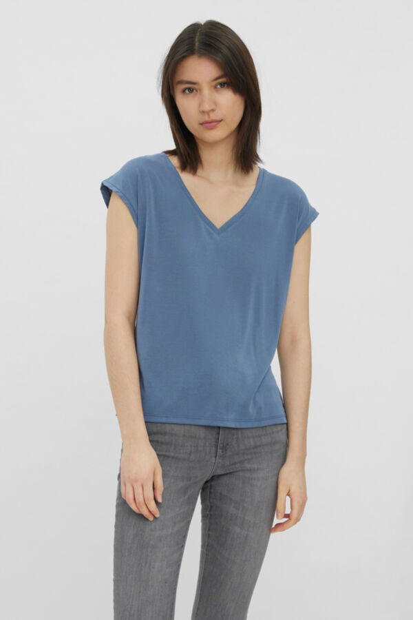 Vero Moda Camiseta fluida Azul