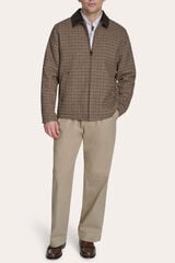 Dockers Chaqueta con cuello cl&aacute;sico Beige