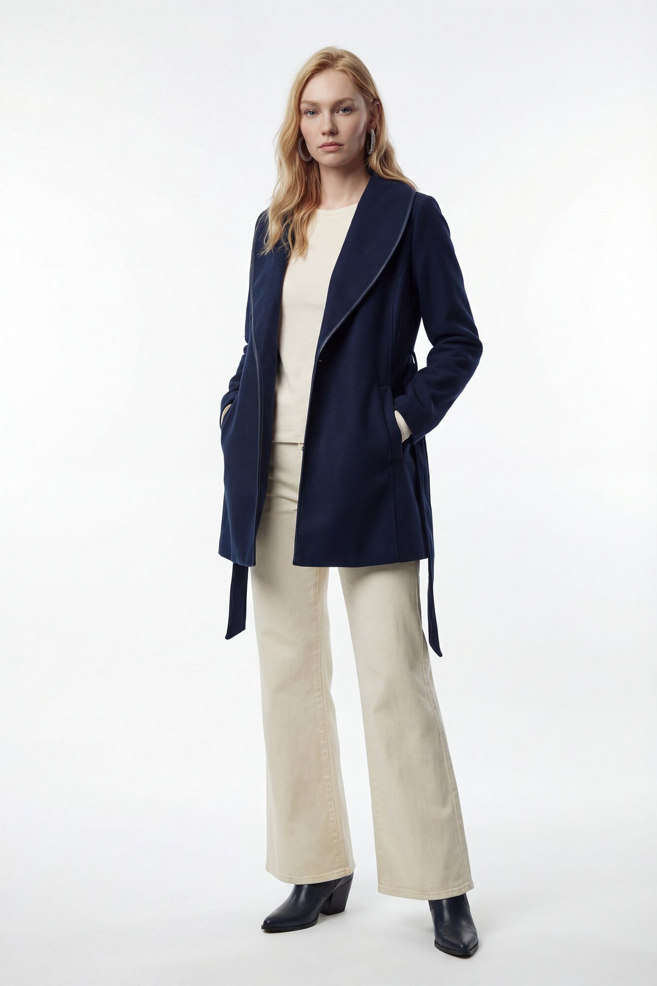 Vero Moda Abrigo corto de pa&ntilde;o