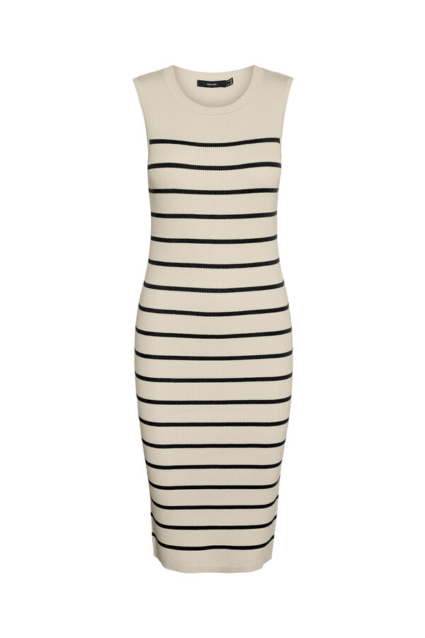 Vero Moda Vestido midi de malha  Cinzento