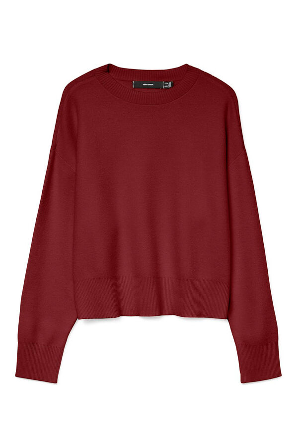 Vero Moda Jersey b&aacute;sico de punto Rojo